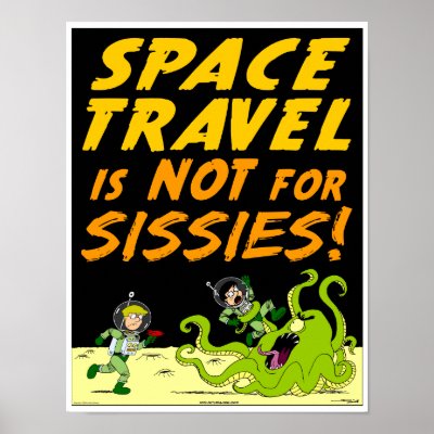 Autumn Lake "SPACE TRAVEL" Poster by mooncity
