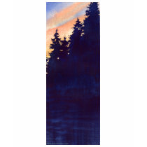 Autumn Lake "SUNSET WOODS" Womens T-Shirt
