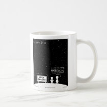 AUTUMN LAKE "UFO's Welcome" Mug by mooncity AUTUMN LAKE "UFO's Welcome" Mug