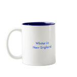 Autumn Lake "WINTER PINES" Coffee Mug