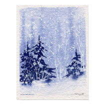 Autumn Lake "WINTER PINES" Poster posters by mooncity Autumn Lake "WINTER PINES" Poster posters
