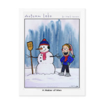 AUTUMN LAKE: Winter Postcard 3 by mooncity AUTUMN LAKE: Winter Postcard 3