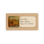 Autumn - Landscape - Autumn in Westfield - NJ Personalized Address Label