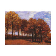 Autumn Landscape, Vincent van Gogh Gallery Wrap Canvas