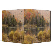 Autumn landscape with lake, Vermont, USA 3 Binders