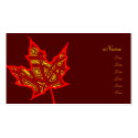 Autumn Leaf business cards