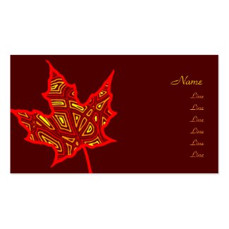 Autumn Leaf profilecard