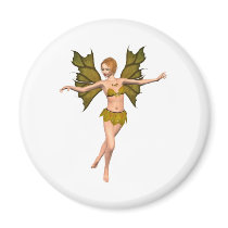 Autumn Leaf Fairy - dancing magnets