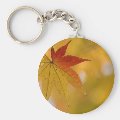 Autumn Leaf Keychain
