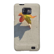 Autumn Leaf with Shadow Samsung Galaxy Covers