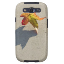 Autumn Leaf with Shadow Samsung Galaxy S3 Cases