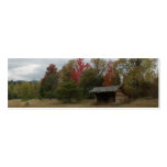 Autumn Leanto, Trees and Sky Bookmark Business Card