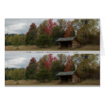 Autumn Leanto, Trees and Sky Bookmark Greeting Card