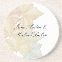 Autumn Leaves, A Fall Wedding Drinks Drink Coaster