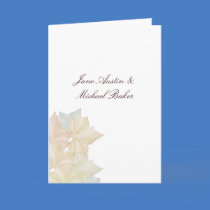 Autumn Leaves, A Fall Wedding Invitation Cards