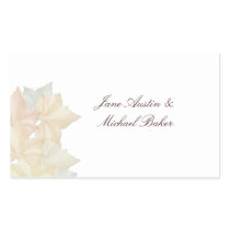 Autumn Leaves, A Fall Wedding Name Gift Tag