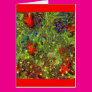 Autumn Leaves and Stars Card