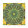 Autumn leaves - birch abstract kaleidoscope magnet
