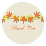 Autumn Leaves Border Stickers, Orange/Yellow