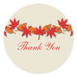 Autumn Leaves Border Stickers, Red/Orange