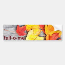 Autumn Leaves Bumper Sticker