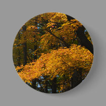 Autumn Leaves Button by nedell Autumn Leaves Button
