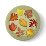 Autumn Leaves Button