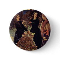 Autumn Leaves By Millais John Everett Buttons