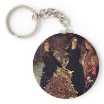 Autumn Leaves By Millais John Everett Keychains