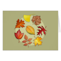 Autumn Leaves Card