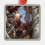 Autumn Leaves Collecting in Tree Ornament