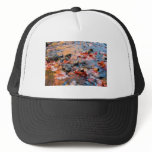 autumn leaves color trucker hat