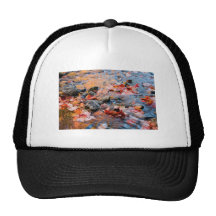 autumn leaves color trucker hat