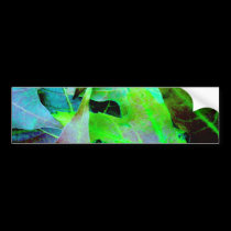 Autumn Leaves ("Cool colors" Effect) bumper stickers