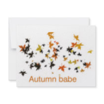 Autumn Leaves cute design! invitations by angeria Autumn Leaves cute design! invitations