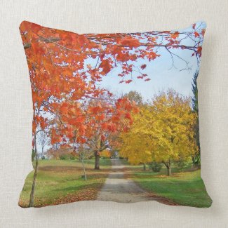 Autumn Leaves Fall Pillow
