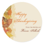 Autumn Leaves From The Kitchen Sticker
