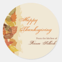 Autumn Leaves From The Kitchen Sticker