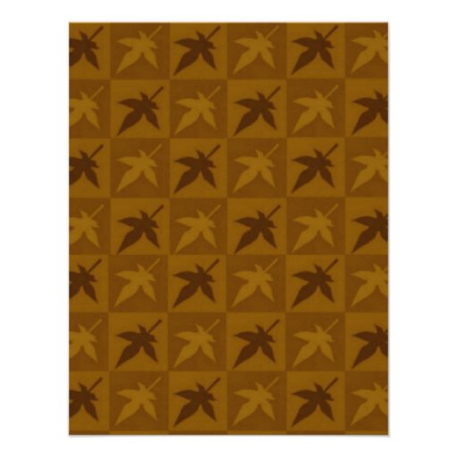 Autumn Leaves Invitation