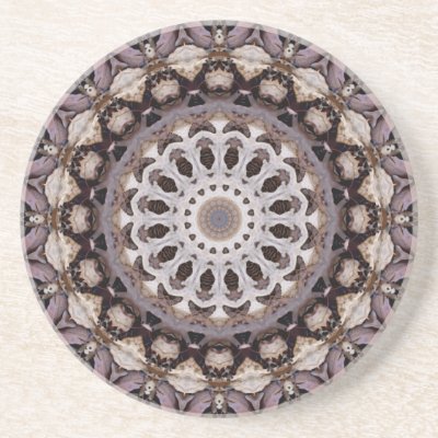 Autumn Leaves Kaleidoscope Coasters by kalos_eidos