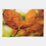 Autumn leaves kitchen towel