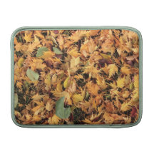 autumn leaves MacBook sleeve