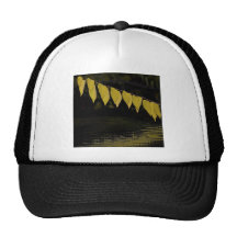 autumn leaves mesh hats
