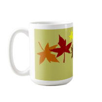 Autumn leaves mug mugs