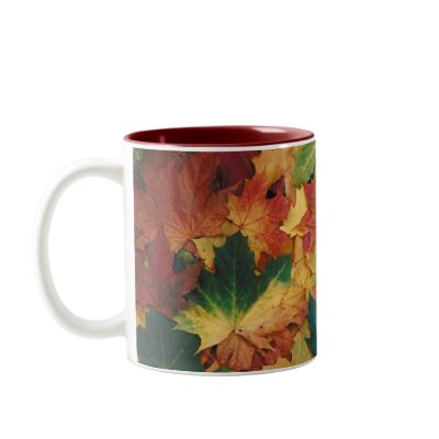 Autumn Leaves Mug by SayHello
