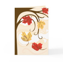 Autumn Leaves Must Fall Greeting Card
