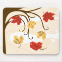 Autumn Leaves Must Fall mousepads