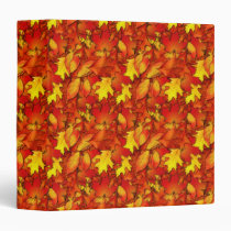 autumn, leaf, leaves, fall, season, seasonal, holiday, recipes, pattern, nature, natural, tree, nature lover, dooni designs, trees, Binder with custom graphic design