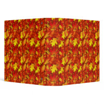 autumn, leaf, leaves, fall, season, seasonal, holiday, recipes, pattern, nature, natural, tree, nature lover, dooni designs, trees, Binder with custom graphic design