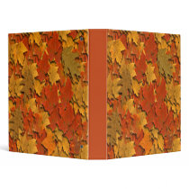 Autumn Leaves Pattern Binder by Jane721 Autumn Leaves Pattern Binder